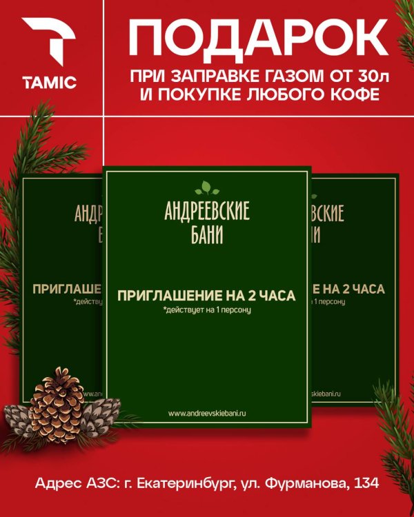 TAMIC ДАРИТ ОТДЫХ